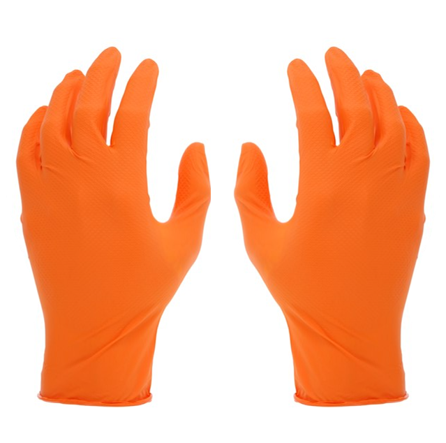 DISPOSABLE NITRILE 6-MIL GLOVES