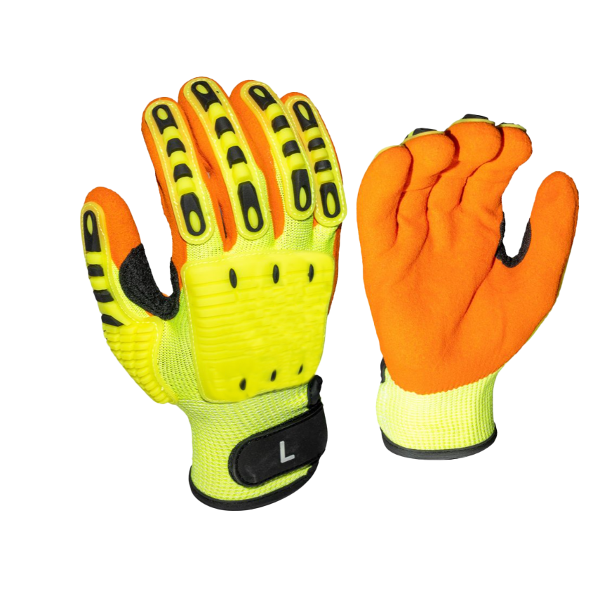 HIGH-VIS SAFETY GLOVES